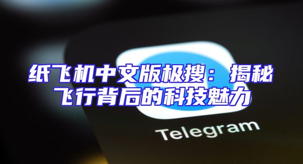 纸飞机中文版极搜：揭秘飞行背后的科技魅力