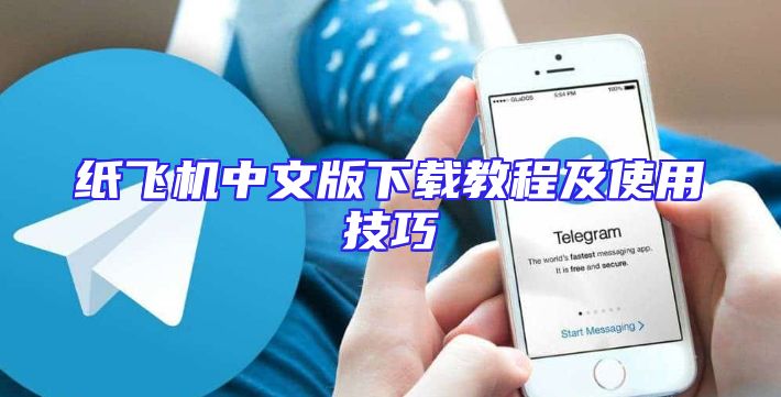 纸飞机中文版下载教程及使用技巧